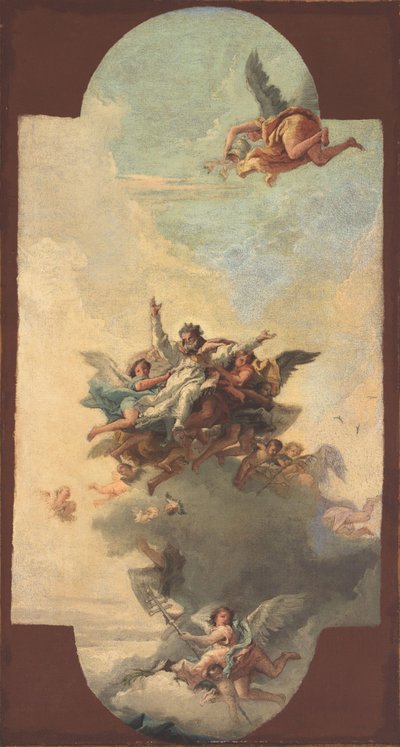The Apotheosis of a Pope and Martyr by Domenico Tiepolo